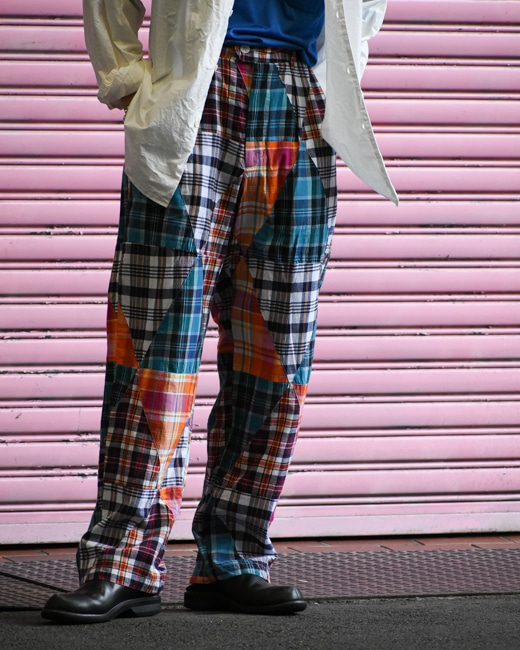 ENGINEERED GARMENTS Carlyle Pant [Multi color(Triangle Patchwork Madras)]