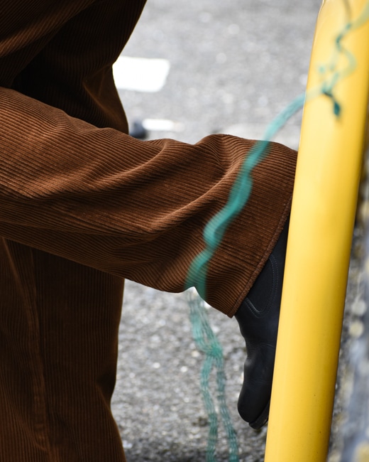 NEAT｜FRENCH CORDUROY｜TAPERED - Green｜PRODUCT｜Continuer