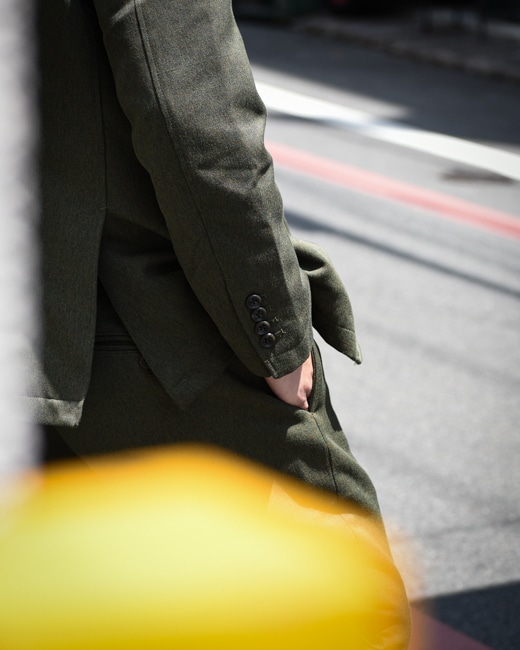 ENGINEERED GARMENTS Andover Jacket [Olive(Melange Cotton Twill)]
