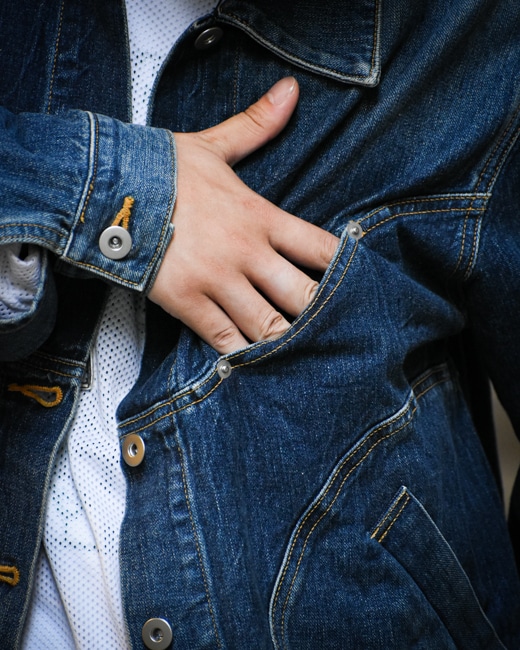 sage'NATION デニムジャケット SAGE NATION Jiji デニムジャケット | ブルー | FARFETCH JP
