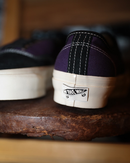 VANS★PREMIUM AUTHENTIC REISSUE 44 LX★兼用★BLACK TOE GRAPE OTW by Vans LX Premium Authentic Reissue 44 in Purple | SVD USA