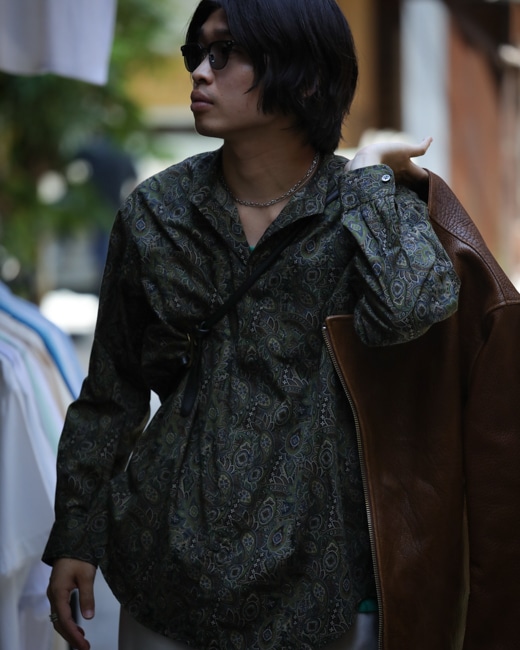 ENGINEERED GARMENTS Wing Collar Shirt (Cotton Paisley Print) ENGINEERED GARMENTS Wing Collar Shirt (Cotton Paisley Print)