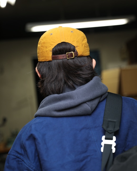 RRL Corduroy-Bill Oilcloth Ball Cap [Antique Gold]