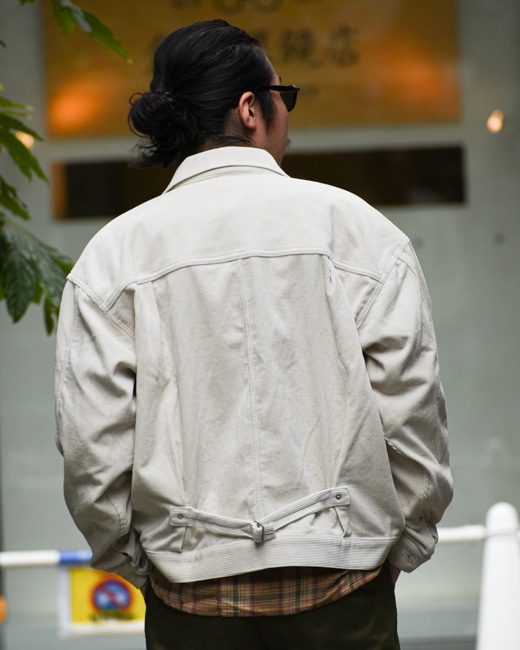 SEVEN BY SEVEN 1st Type Corduroy Jacket -Modal Mix- [White]