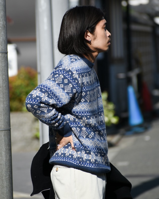 A.PRESSE Wool Corduroy Bomber Jacket [BLACK]