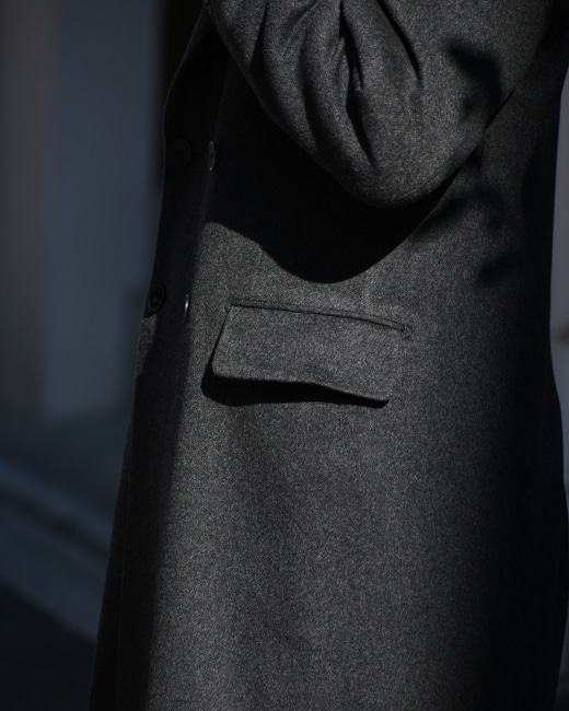 MAATEE&SONS W CHESTER COAT [Charcoal]