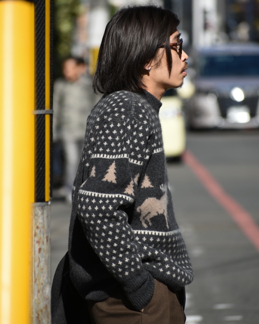 MAATEE&SONS W CHESTER COAT [Charcoal]