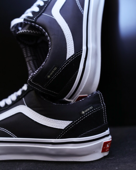 VANS★LX OLD SKOOL GORE-TEX★兼用★BLACK/TRUE WHITE VANS Lx Old Skool Gore-Tex [Black/True White]