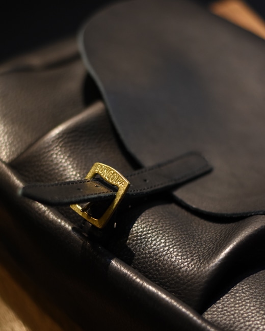 BONCOURA Mail Bag Leather [Black]