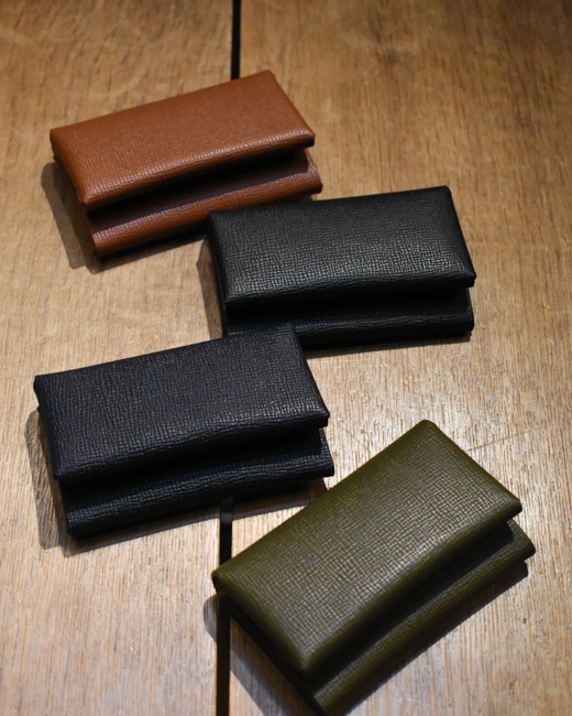 Hender Scheme ウォレット レザー ダークグリーン Hender Scheme 21SA / 3 layered purse « pain