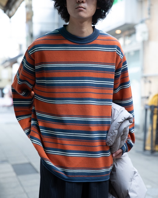 crepuscule 日本製 Light Moss Stitch Polo 1 crepuscule (クレプスキュール) Light Moss Stitch Polo