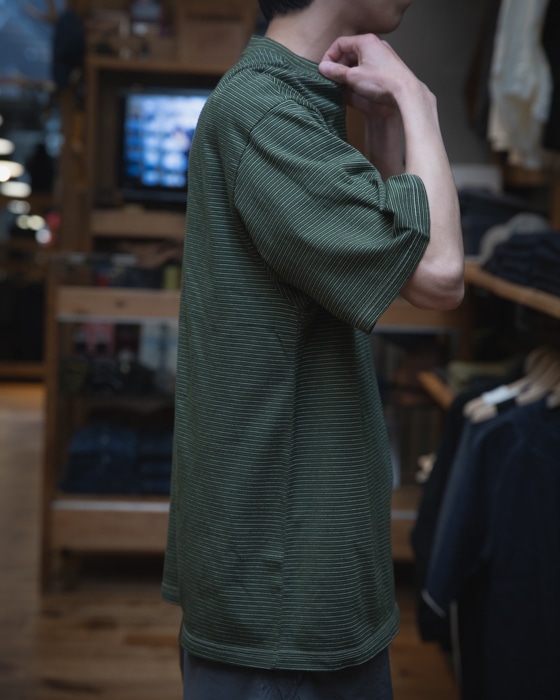新品未使用TIMEWORN CLOTHING BORDER TEE SHIRT NEW BASIC GARMENT DYE BORDER T-SHIRT - Yonetomi STORE ONLINE