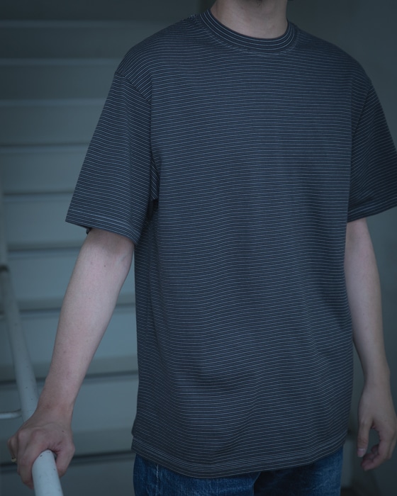 Yonetomi SP New Basic Garment Dye Border T-Shirts