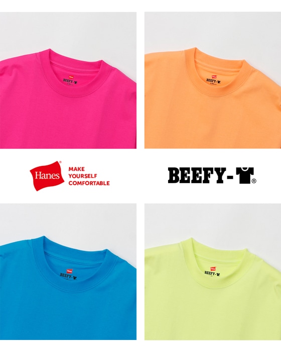 Hanes BEEFY-T Tシャツ [50周年記念限定カラー]