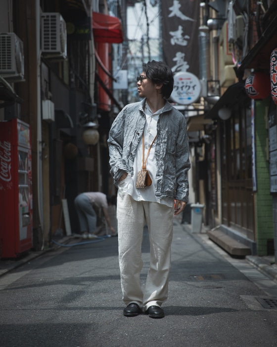 the crooked tailor テーラードジャケット The crooked Tailor Pleated Jacket 1880s