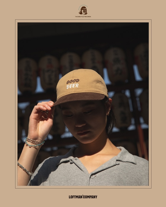 タコマフジレコード　GOOD BEER キャップ LOFTMAN 別注 LOFTMAN別注 Good Beer Cap(FREE Brown×Beige/ブラウン×ベージュ