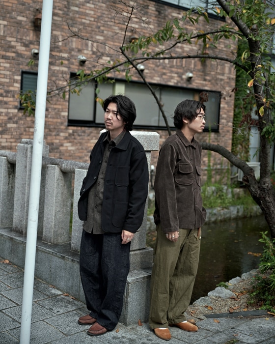 evan kinori ジャケット black S Zip Jacket Two - Cotton Kersey, Black – evan kinori