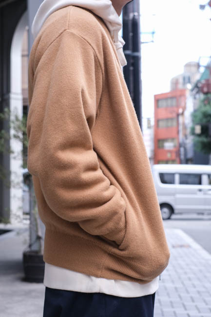 BATONER[バトナー] 22AW ロフトマン別注 FLEECE WOOL ZIP UP BLOUSON