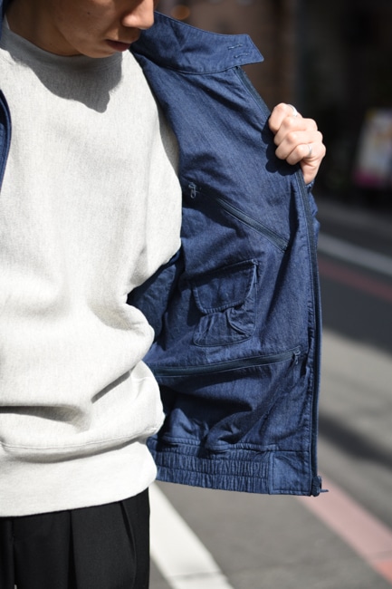 Tech Golf Jacket Denim - DAIWA PIER39 (ダイワピア39) - outer
