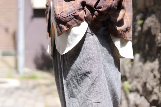 Gorsch [ ゴーシュ ] Two In-tack Wide Trousers