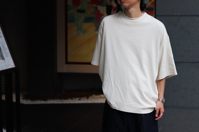 blurhms [ ブラームス ] C/Silk Nep Super Size Tee