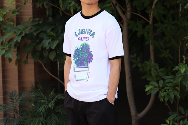 Niche.◆SACHELORSTEE/Tシャツ/L/コットン/WHT/ホワイト/プリント/ニッチ セール】【niche.USA / ニッチ】 Flower Seeds T-Shirts（T