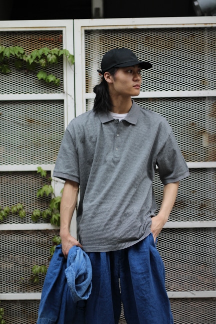 Porter Classic[ポータークラシック] Beatnik Border Polo Shirt