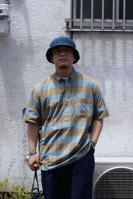 SASSAFRAS[ササフラス] Wheel Barrow Shell Shirt 1/2 - Block Check