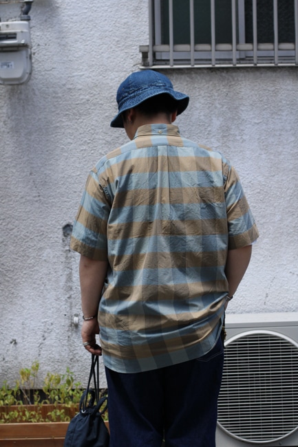 SASSAFRAS[ササフラス] Wheel Barrow Shell Shirt 1/2 - Block Check