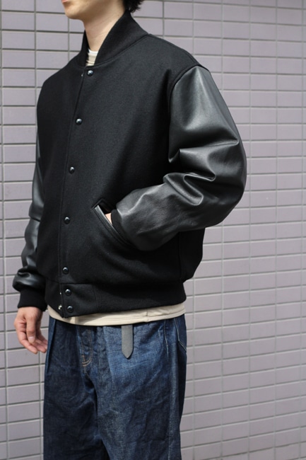 SETTLEMIER'S[セトルマイヤーズ] Set-in Leather Sleeve Varsity Jacket