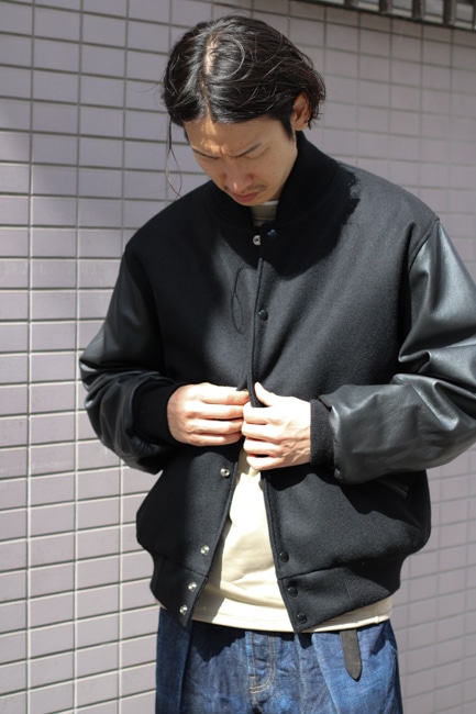 SETTLEMIER'S[セトルマイヤーズ] Set-in Leather Sleeve Varsity Jacket