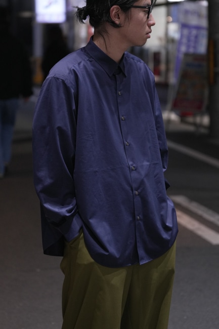 トップス KANEMASA PHIL. Atmosphere shirt 25ss L KANEMASA PHIL / 46G Atmosphere Stripe L/S Shirt KHAKI
