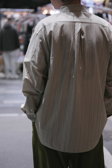 KANEMASA PHIL. Atmosphere L/S Shirt ネイビー KANEMASA PHIL. - 46G Atmosphere L/S Shirt / シャツ