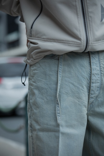 blurhms[ブラームス] 12.9oz Denim Narrow Belted Pants