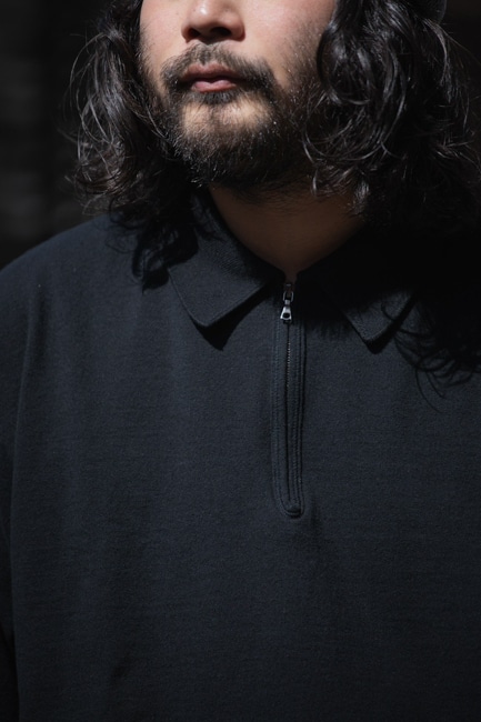トップス blurhms 23SS C/Silk Nep Crew-zip blurhms C/Silk Nep Crew-zip 23ss - メルカリ