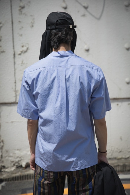 blurhms Linen Open collar Shirt ブラームス blurhms - Linen Open-collar Shirt L/S【LAST 1】 – +81