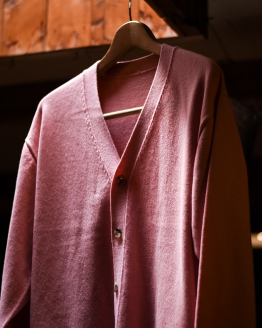 Yonetomi RIGID CASHMERE SWEATER 米富繊維