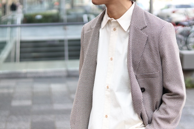 OVERCOAT [オーバーコート] 23SS Dropped Shoulder Double Breasted Jacket