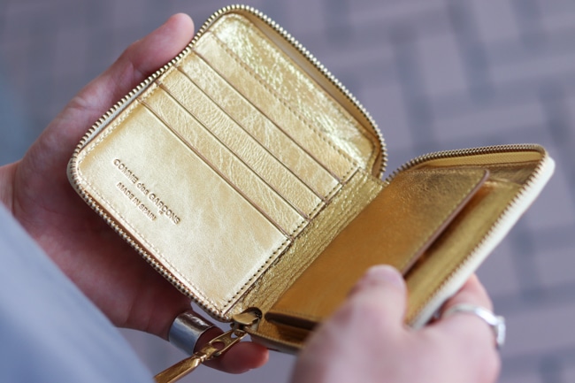 Wallet COMME des GARCONS [ウォレット コムデギャルソン] Gold Wallet