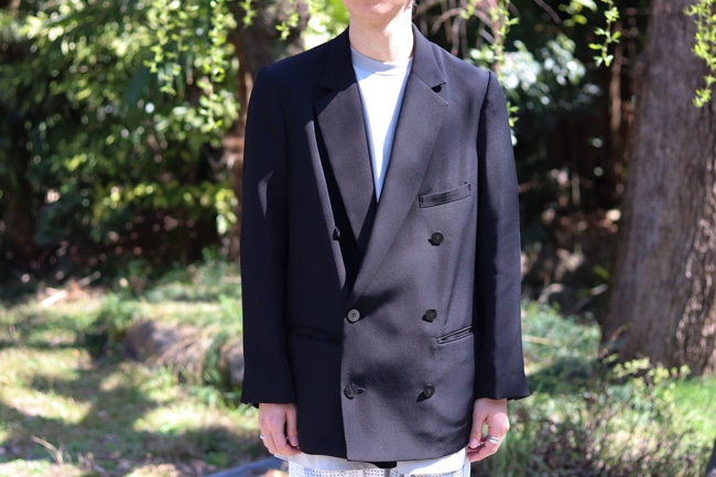 OVERCOAT [オーバーコート] Tricotine Double Breasted Jacket