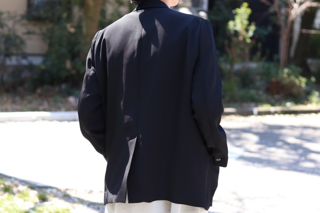 OVERCOAT [オーバーコート] Tricotine Double Breasted Jacket