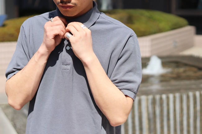 SCYE BASICS [ サイ ベーシック ] Cotton Pique Polo Shirt