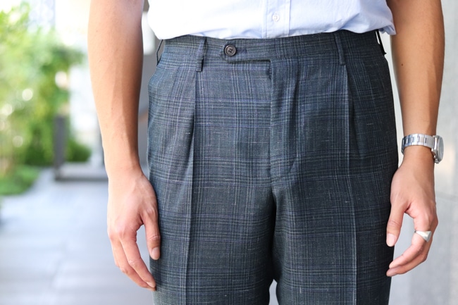 ROTA [ ロータ ] PADOVA Loro Piana Wool Silk Linen Trousers