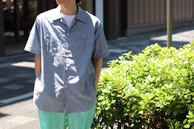 POST O'ALLS [ ポスト オーバーオールズ ] NEUTRA 3 S/S feather chambray