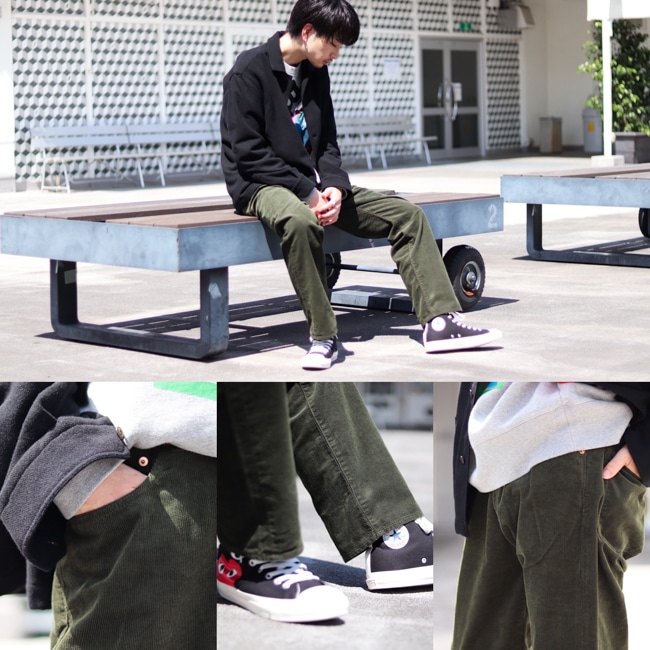 HANDROOM [ ハンドルーム ] LOFTMAN EXCLUSIVE MODEL ”5-POCKET CORDUROY PANTS” STAFF  STYLING