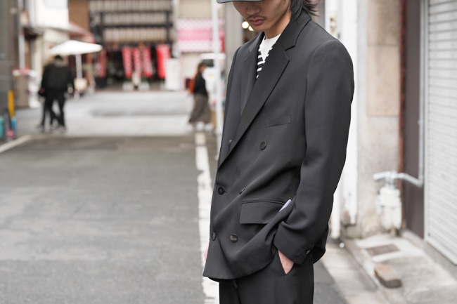 OVERCOAT [ オーバーコート ] 2024SS Rayon Tricotine Double Breasted 