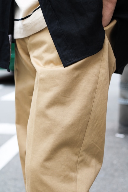 SCYE BASICS [ サイ ベーシックス ] LOFTMAN別注 San Joaquin Cotton Chino Loose Slacks