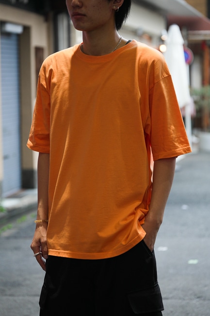 THE INOUE BROTHERS／Garment Dye Pocket LS T-shirt／Ash Rose