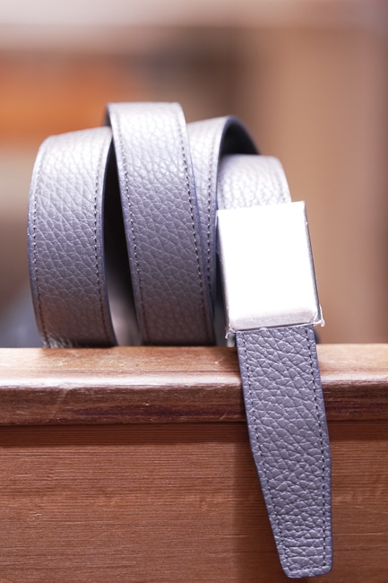 SCYE [ サイ ] SP SHRINK LEATHER BOX BUCKLE BELT