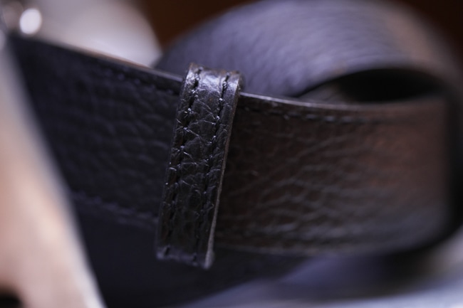 SCYE [ サイ ] SP SHRINK LEATHER BOX BUCKLE BELT